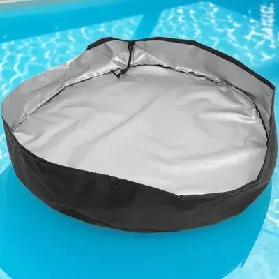 غطاء دلو الماء في الهواء الطلق، واقي مطر متين، غطاء خزان مقاوم للماء ومضاد للغبار لحلول تخزين فناء الحديقة
