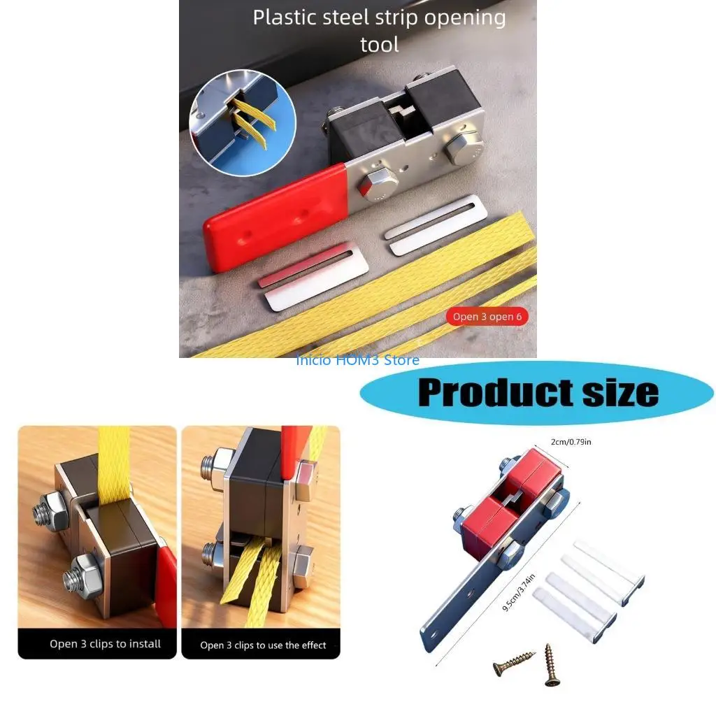 A5YD Multipurpose Steel Band Slitter For Industrial Packaging DIY Projects Heavy Duty Alloy Tool