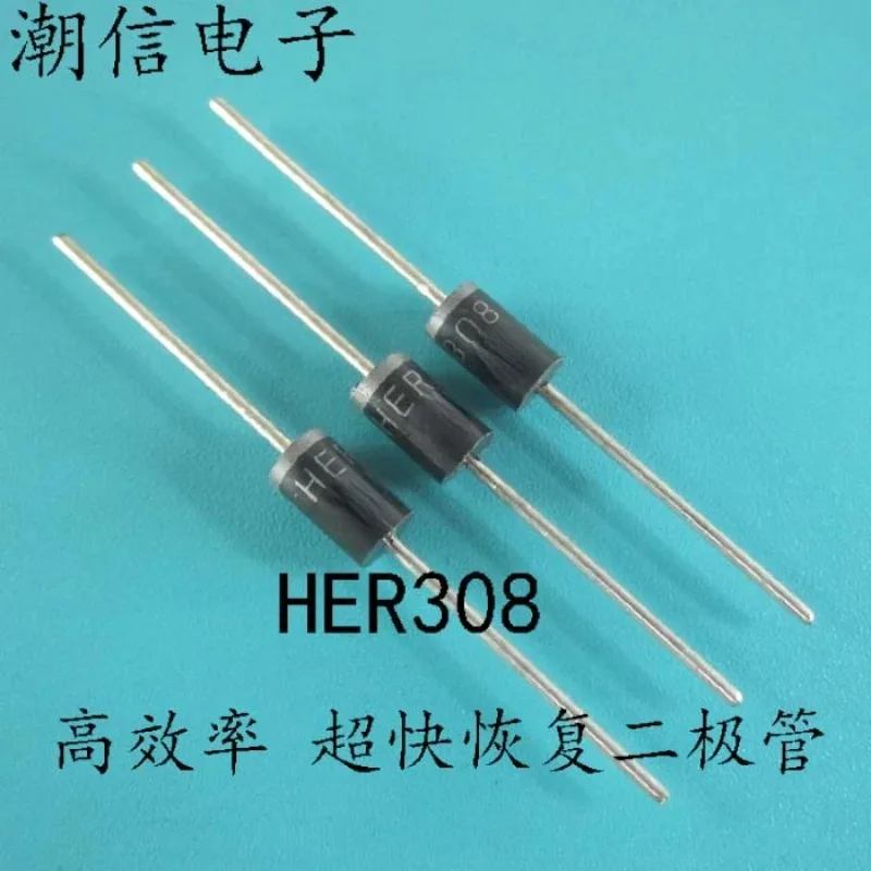 5PCS/LOT NEW ORIGINAL HER308 fast recovery diode 3A 1000V DO-27