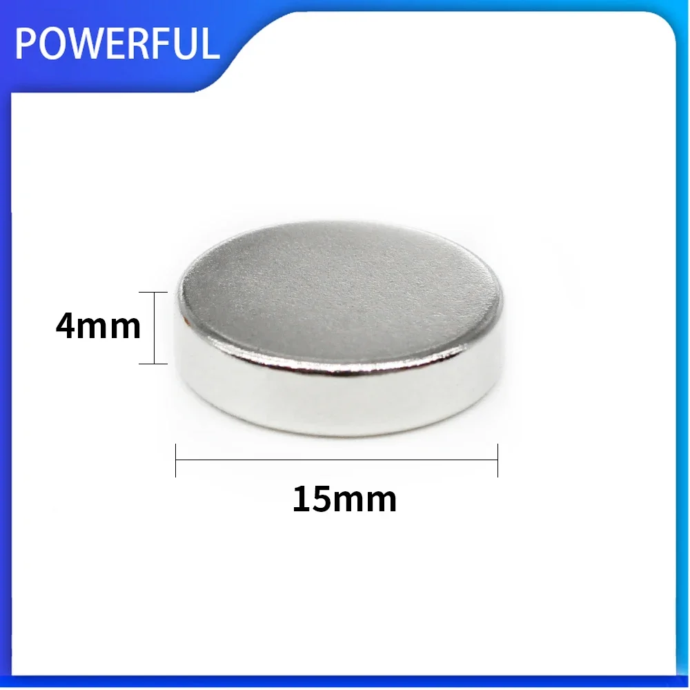 5/10/20/50/100PCS 15x4 mm Disc Strong Cylinder Rare Earth Magnet 15mmx4mm N35 Round Neodymium Magnets 15x4mm 15*4 mm