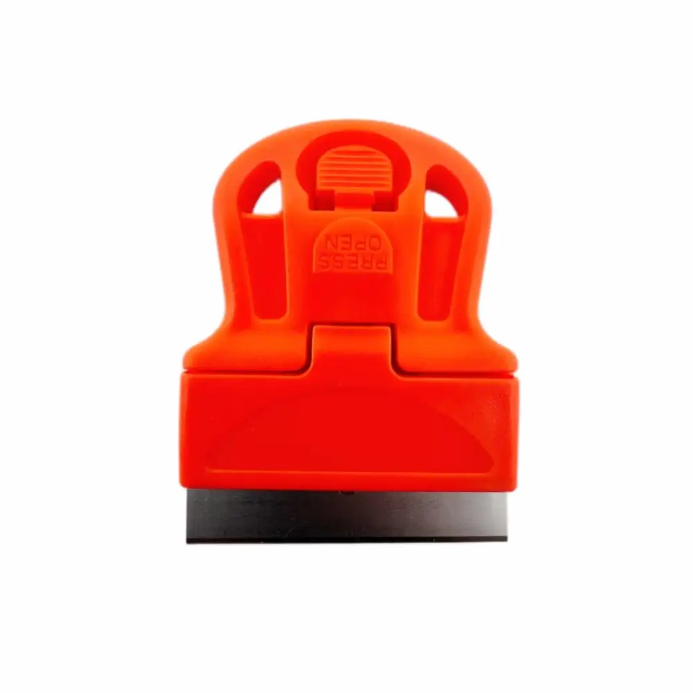 

Mini Plastic Scraper Steel Blade One-Sided Car Sticker Remover With Blade Cleaner Glass