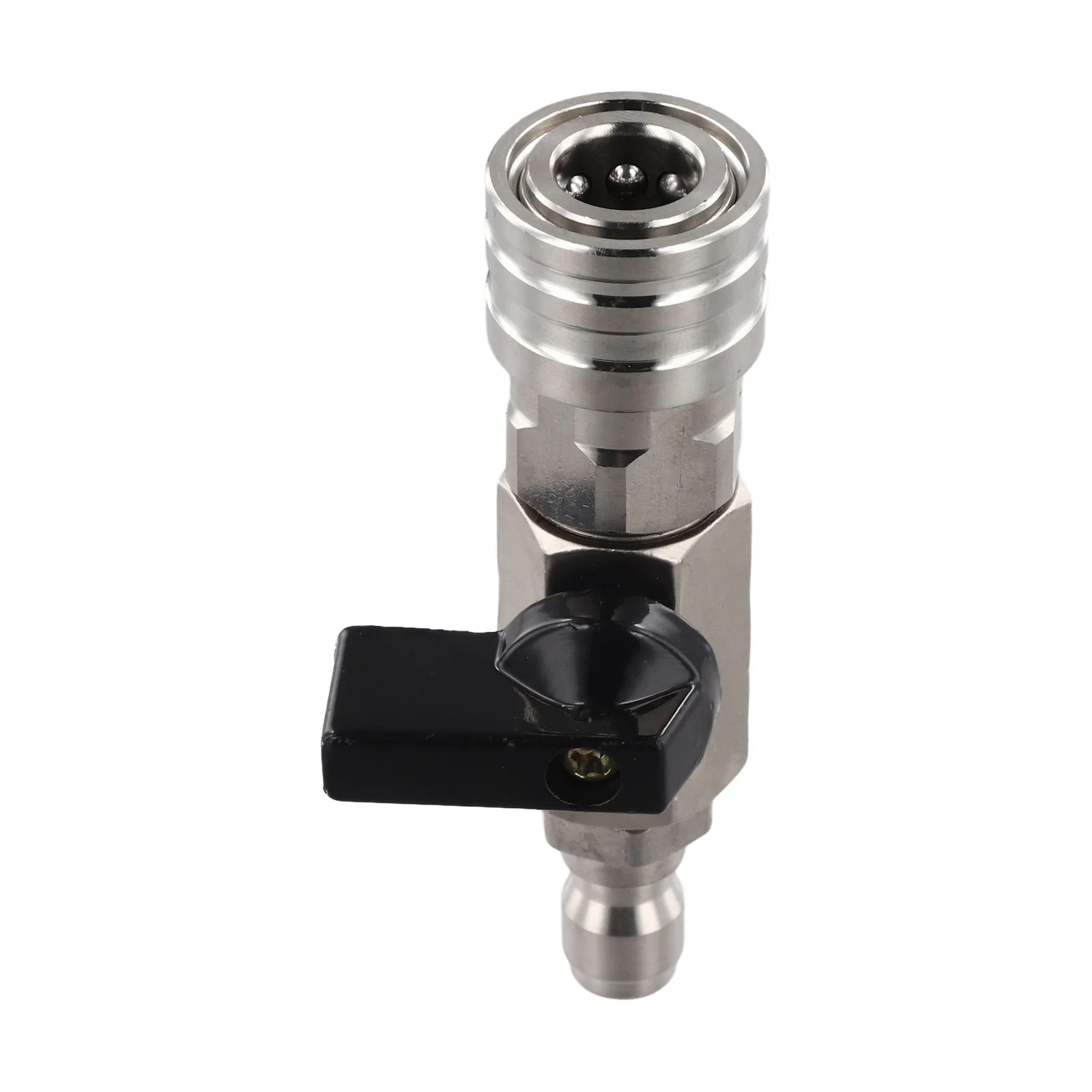 For Pressure Washer Ball Valve Kit Stainless Steel 4000 PSI Rated Includes Raw Tape for Effective Leak Management