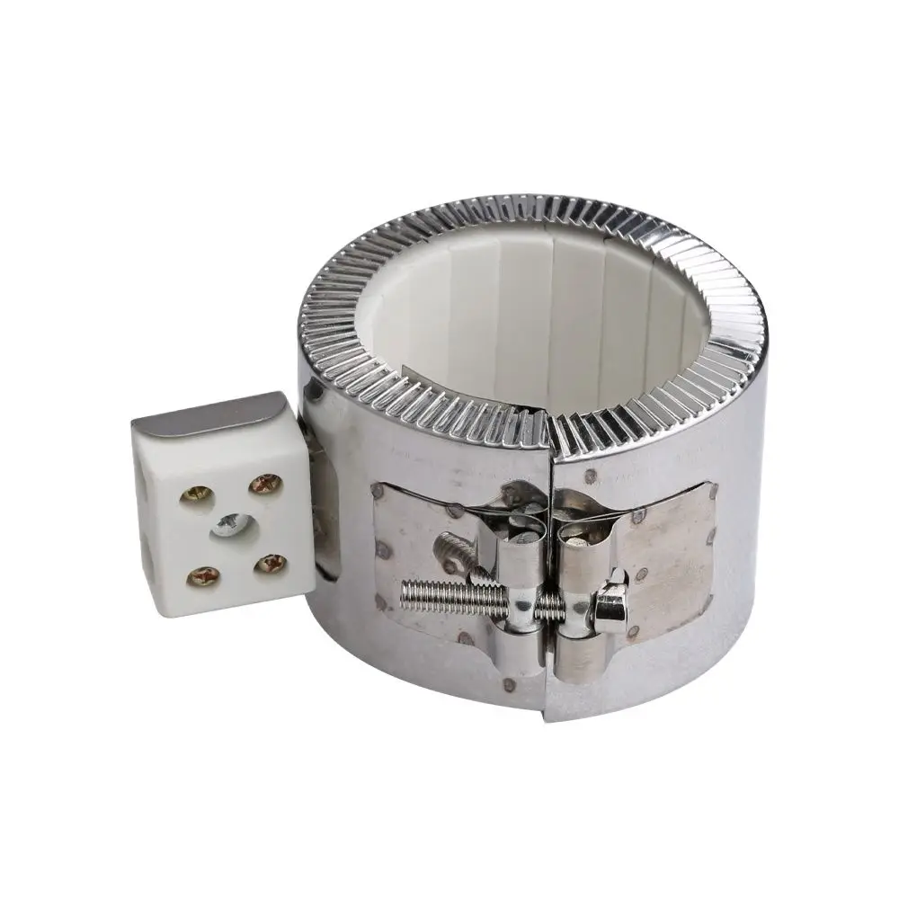 Withstand 800-degree Temperature Ceramic Band Heater - Stainless Steel Ceramic Heating Element for Injection Molding Machine