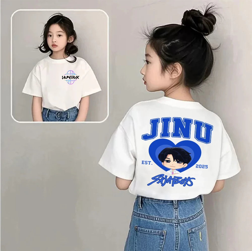 

Cute Baby T-Shirt with KPop Demon Hunters Design, Stylish Graphic for Kids, Trendy 2025 SAJABOYS Tee, Perfect for Fashionable
