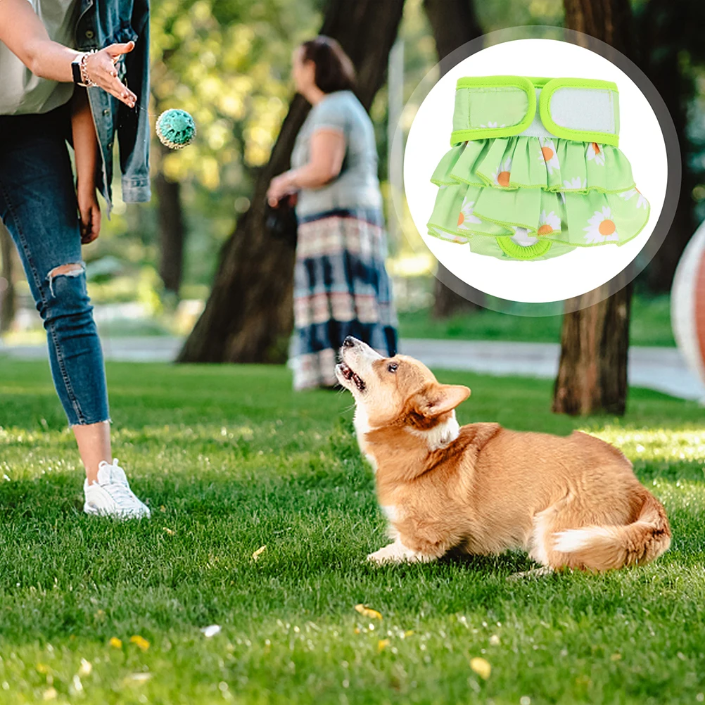 

Pet Period Panties Light Female Reusable Cotton Leakproof Dog Sanitary Pants Puppy Diapers Dog Heat Pants Clean Supplies