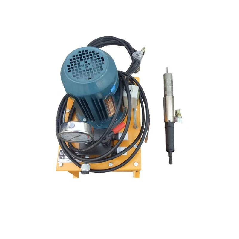 machine with replaceable pulling head, electric hydraulic pulling machine pulling 9T pulling force pulling machine