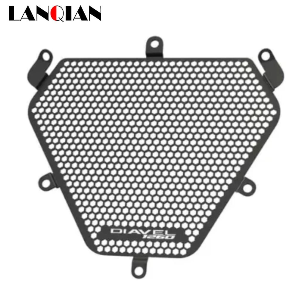 Motorcycle Aluminium Oil Cooler Guard Radiator Protection Grille Cover For Ducati Diavel 1260 Diavel 1260 S 2019 2020 2021 2022