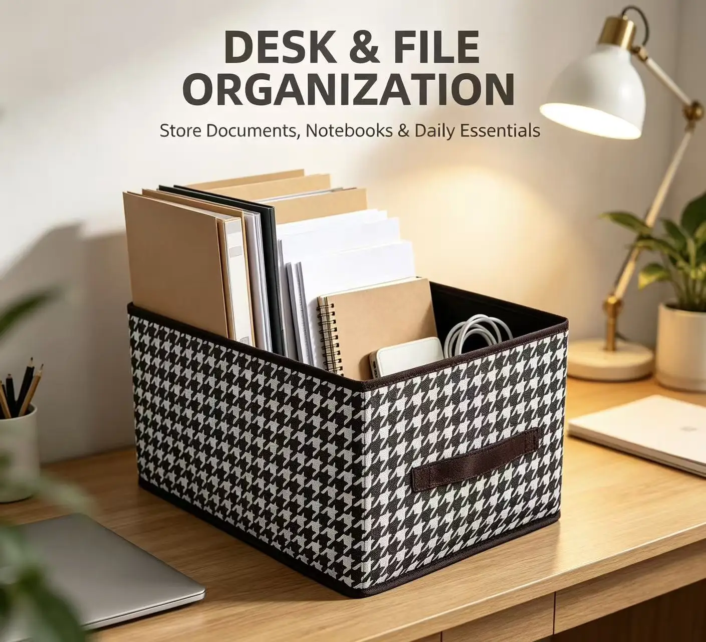 Bird Grid Lidless PP Storage Box Clothes Pants Storage Box Household Wardrobe Organizer Drawer Dormitory Storage