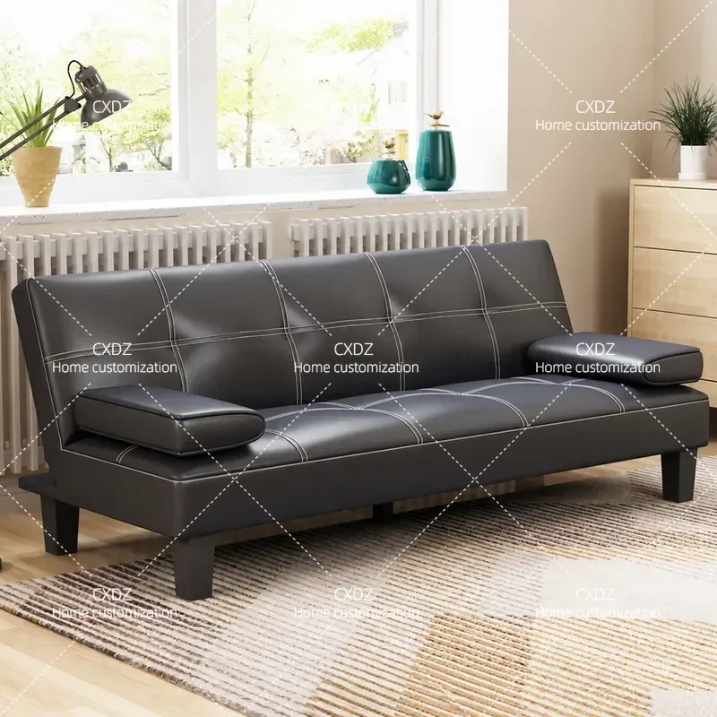 Small Apartment Multifunctional Foldable Sofa Bed Dual Purpose Double Three Seater Simple Office Lunch Break Couch