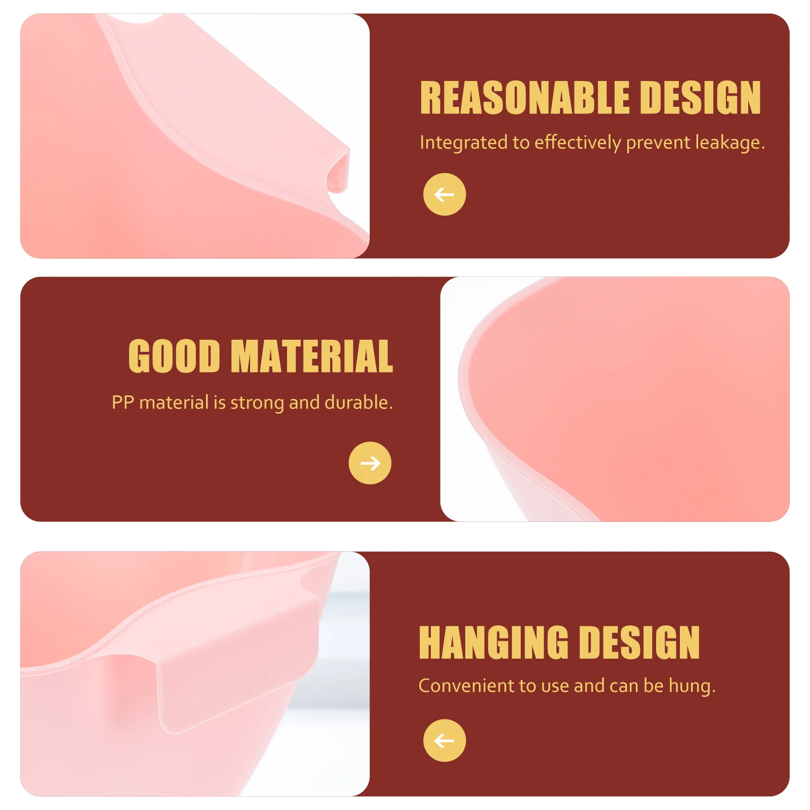 

2pcs Hanging Trash Can For Cart Salon Use Garbage Bin Storage Box Beauty Supplies Organizer Rubbish Container