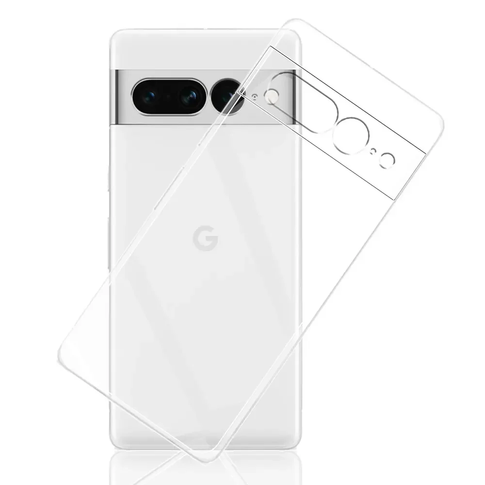 For Google Pixel 7 Pro Clear Silicon Soft TPU Back Cover For Google Pixel 6 6A 6Pro Phone Case For Google Pixel 7 Fundas Bumper