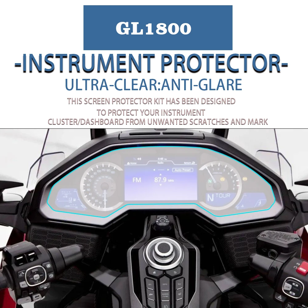 Motorcycle Cluster Scratch Protection Film Screen Protector For Honda GOLDWING 1800 GL1800 GL 1800 2018 - 2023 Accessories Meter