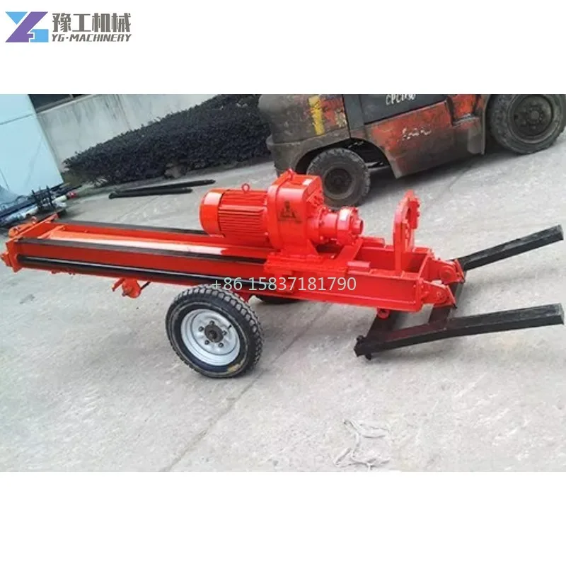 

High Efficiency Drilling Rig Machine Mini Pneumatic Drill Rig Protecting Slopes Rotary Borehole Pneumatic Small Dth Drilling Rig