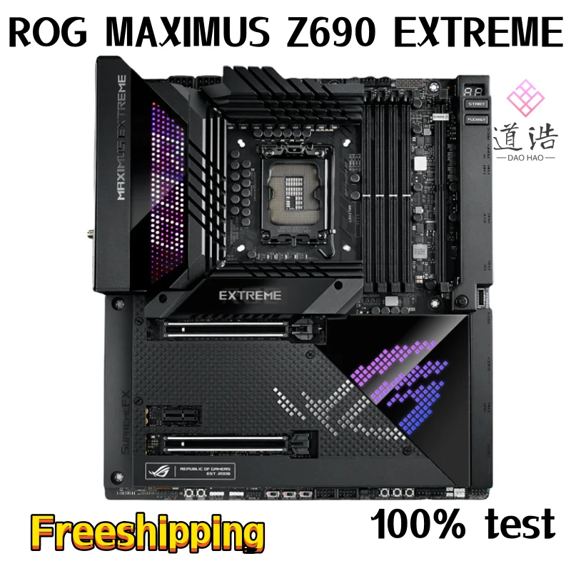 

Материнская плата для ROG MAXIMUS Z690 EXTREME, материнская плата 192 ГБ M.2 PCI-E5.0 LGA 1700 DDR5 ATX Z690, 100% протестированная, Полная работа