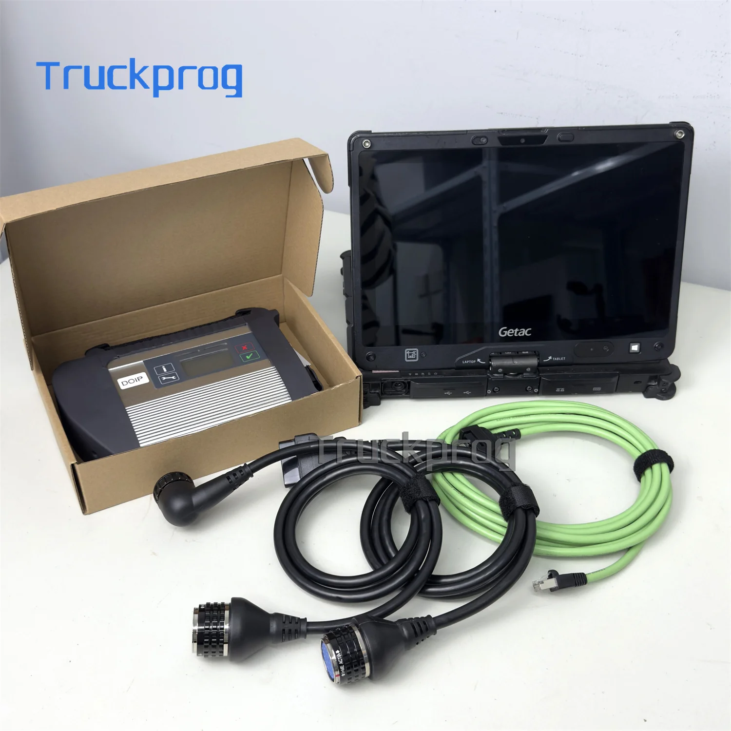 Getac V110 Laptop Full Chip MB STAR C4 Doip SD Connect Compact C4 for Car/TrucK/VAN/Bus Diagnostic Tool DTS/Vediam Installed