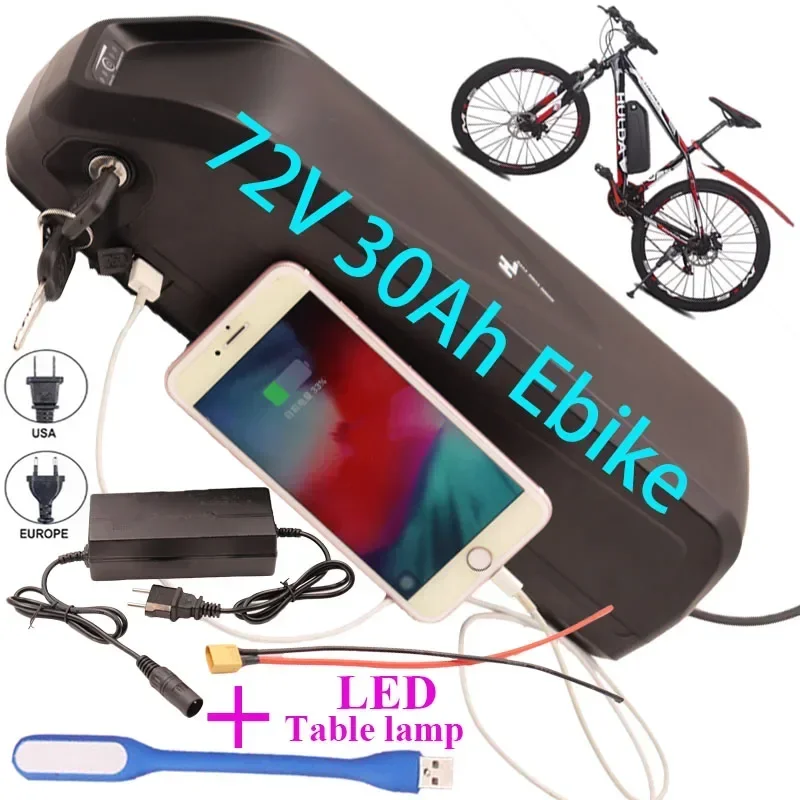 72v 40Ah Hailong EBike Akku 72v Electric Bicycle Ncr18650b  Hailong Battery 18650 Cells Pack 750W 1000W 1500W Lithium Battery