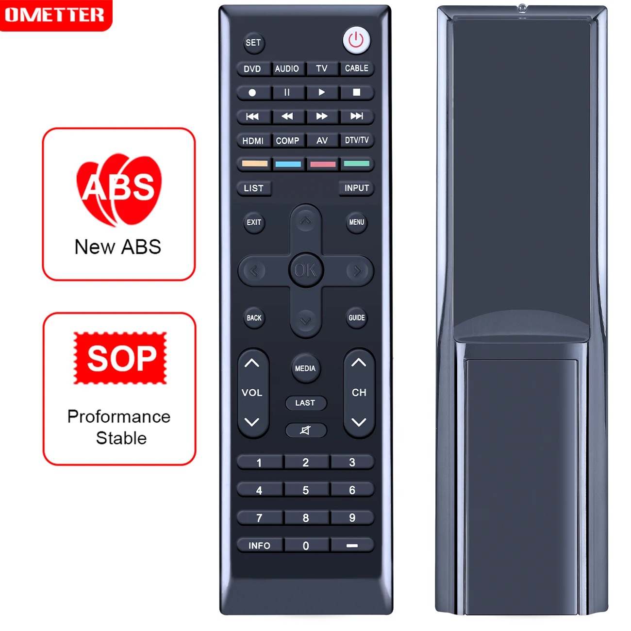 VUR11 098GRABD8NEVZU Remote Control for Vizio LCD LED TV E320VA E321VA E370VA E371VA E420VA E421VA M470VT-CA M470VTCA E470VA