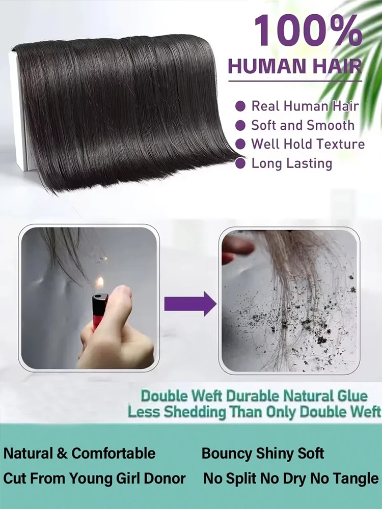 38 40 بوصة الخام حزم مستقيمة 100% الشعر البشري 3 4 5 حزمة البرازيلي نسج عذراء الشعر الخام حزم الشعر البشري ملحقات الأسود