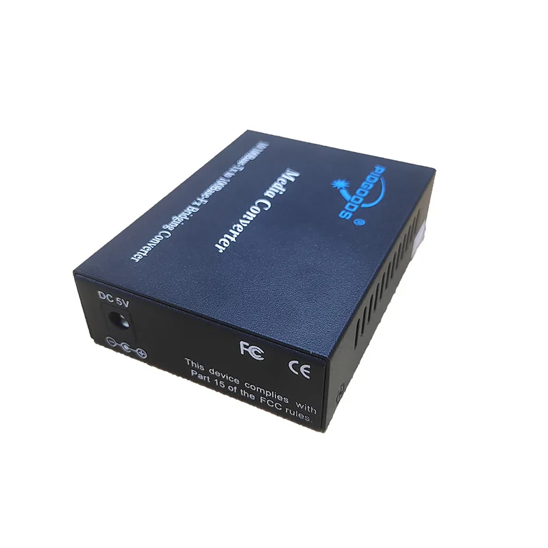 Sc 20KM 2 Ports WDM Gigabit 1 Sc 2 Rj45 Fiber Optical Media Converter