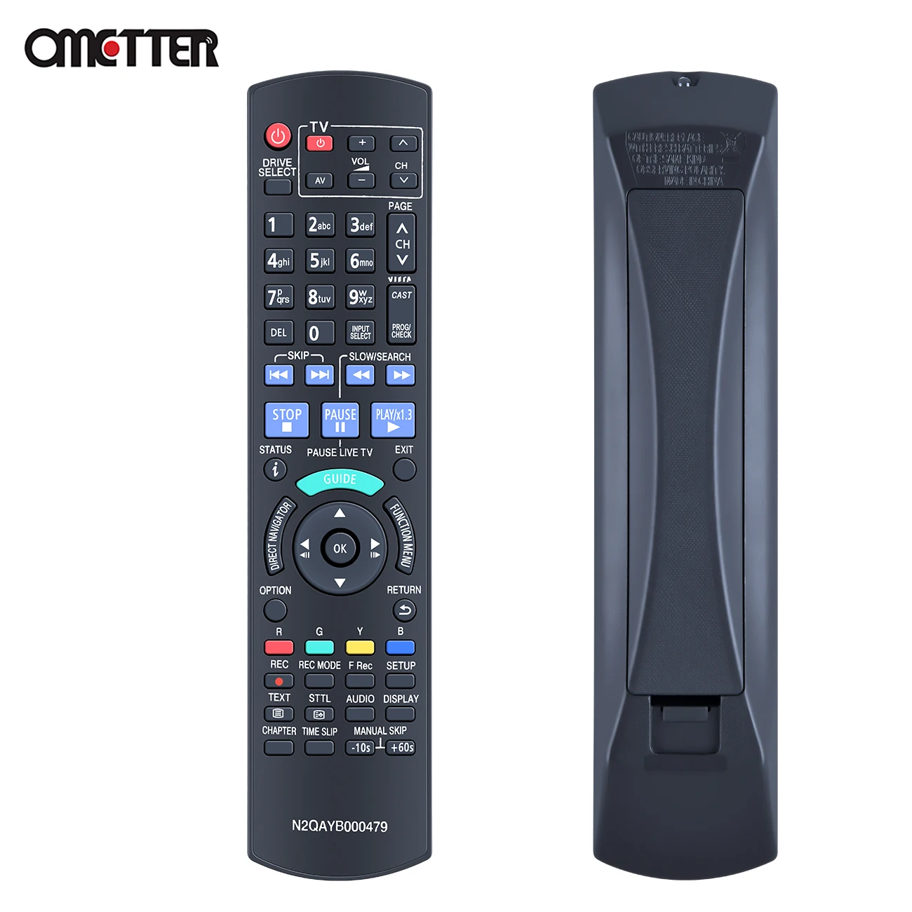 New N2QAYB000479 For Panasonic Blu-ray DISC RECORDER IR6 Remote Control DMRBW780