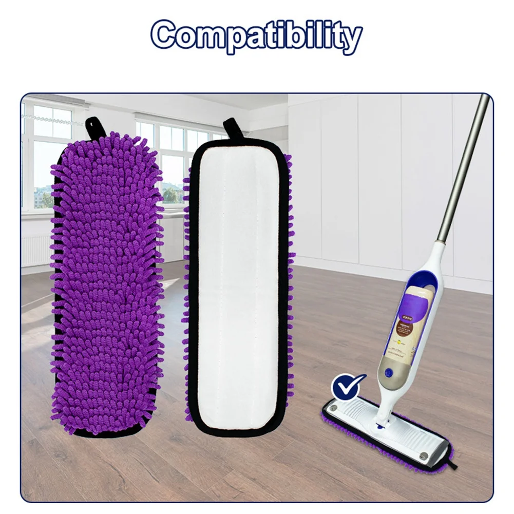 

HOT 3PCS For Swiffer Power Mop Spray Mop Cloth Chenille Reusable Floor Cleaning Replacement Pad~Jul.