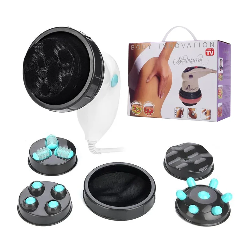 AUREALSUN Körper Elektrische Massagegerät Anti Cellulite Tragbare Fett Abnehmen Gesundheits Massage Instrument Vibration Halswirbelsäule Hals Taille 3