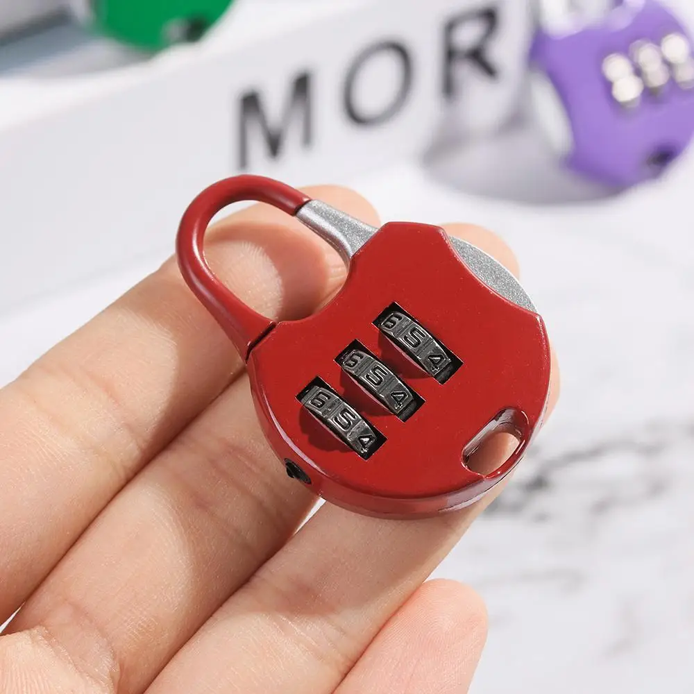 1pcs HOT Outdoor Combination Code Locker Case Supply Gym Luggage Security Tool Password Lock Padlock 3 Digit Dial