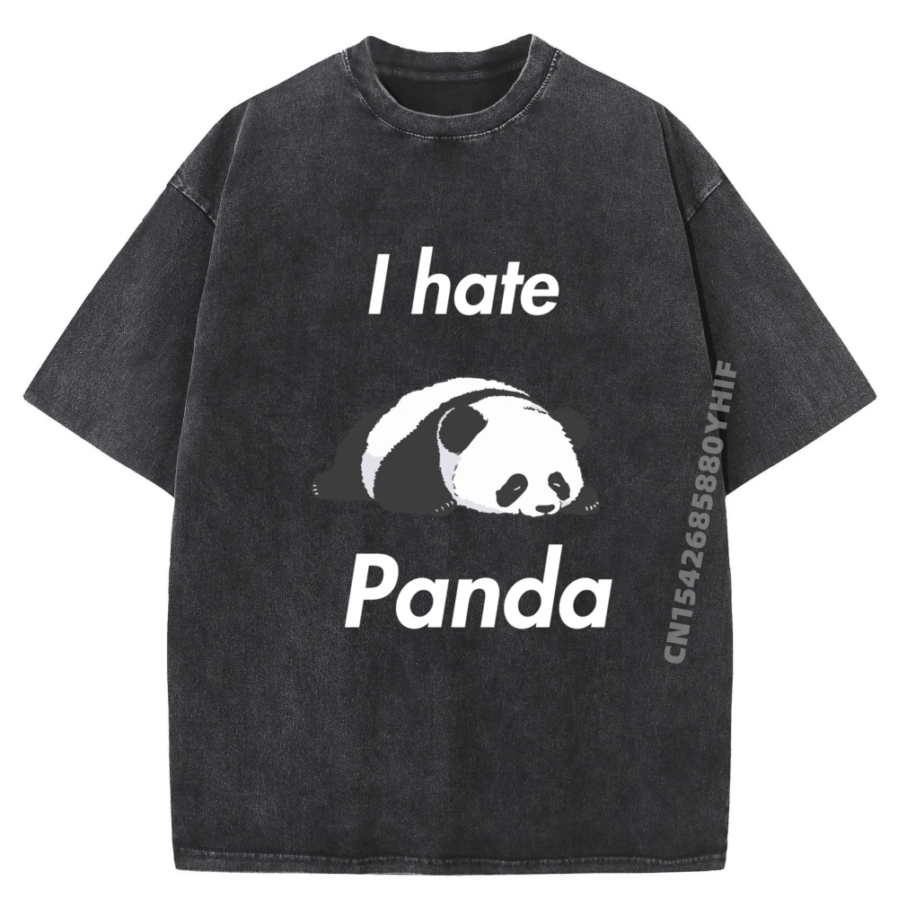 

Design I Hate Hate It Bear Graphic Tees Special Retro Washed Tee Shirt Mens Classic Printed T-shirts