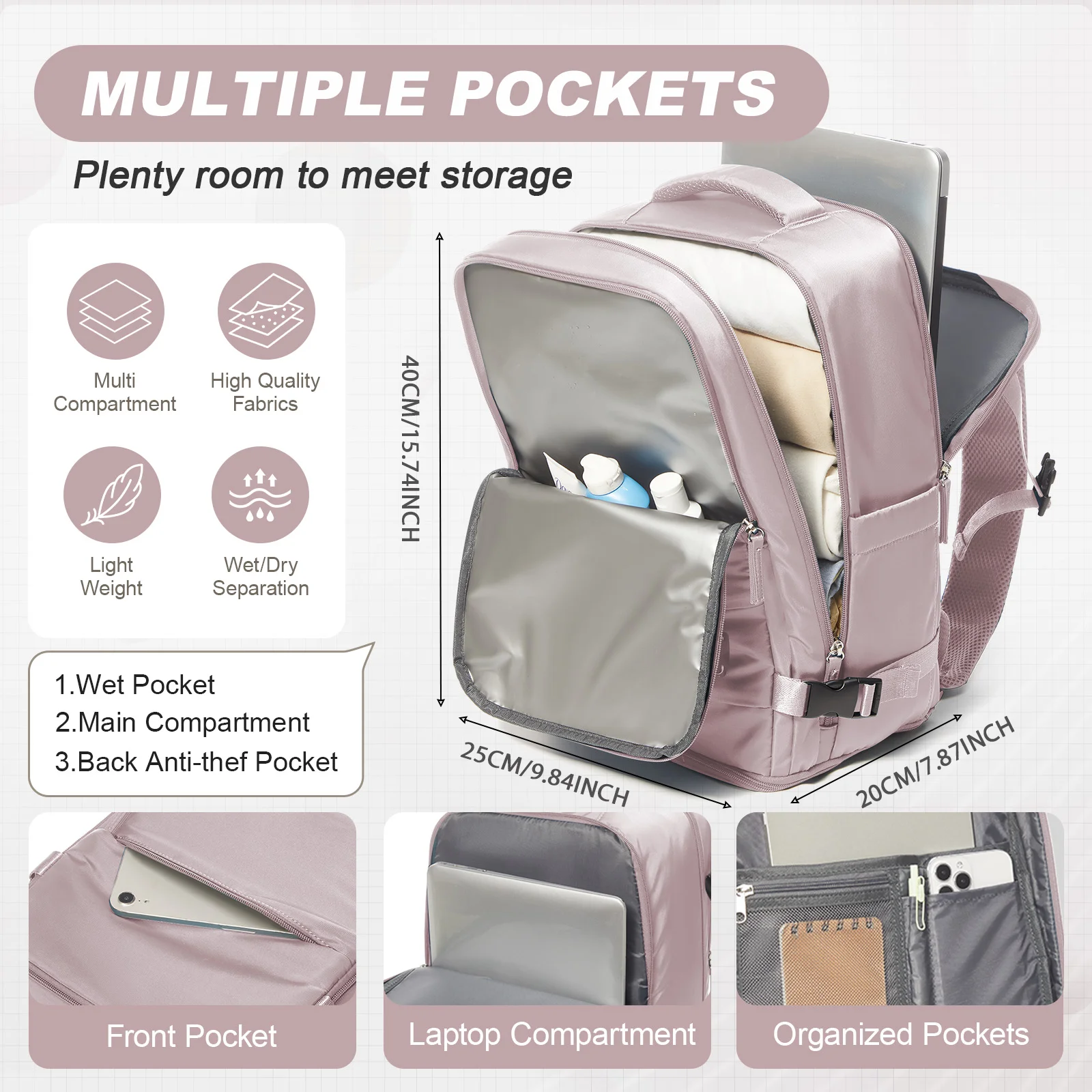 Thumbnail 3 - #6 Trending Cabin Luggage Backpack Right Now