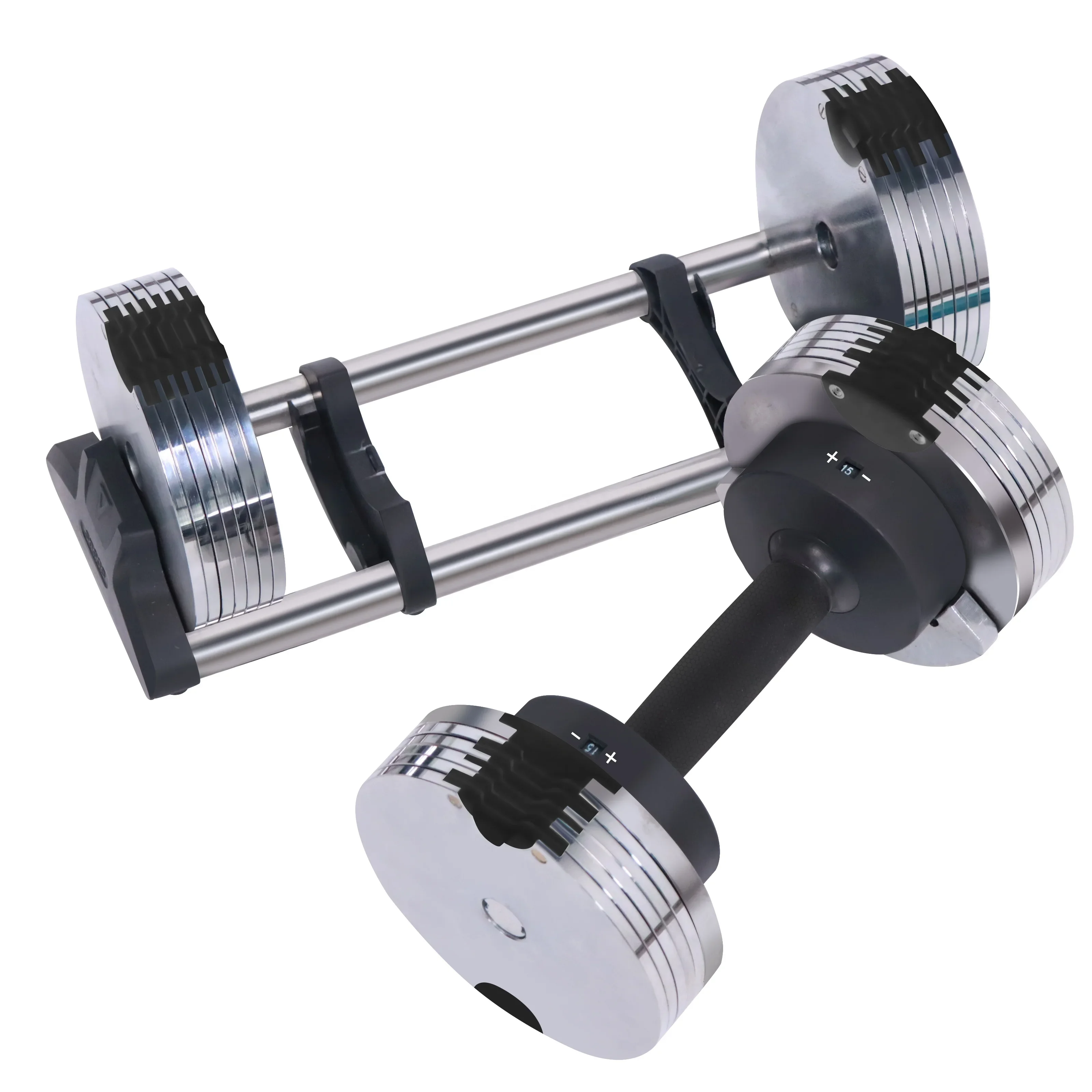 

New Style Gym Use Equipment Free Weight Cast Iron 1KG Increment 32kg adjustable dumbbell set fitness equipment