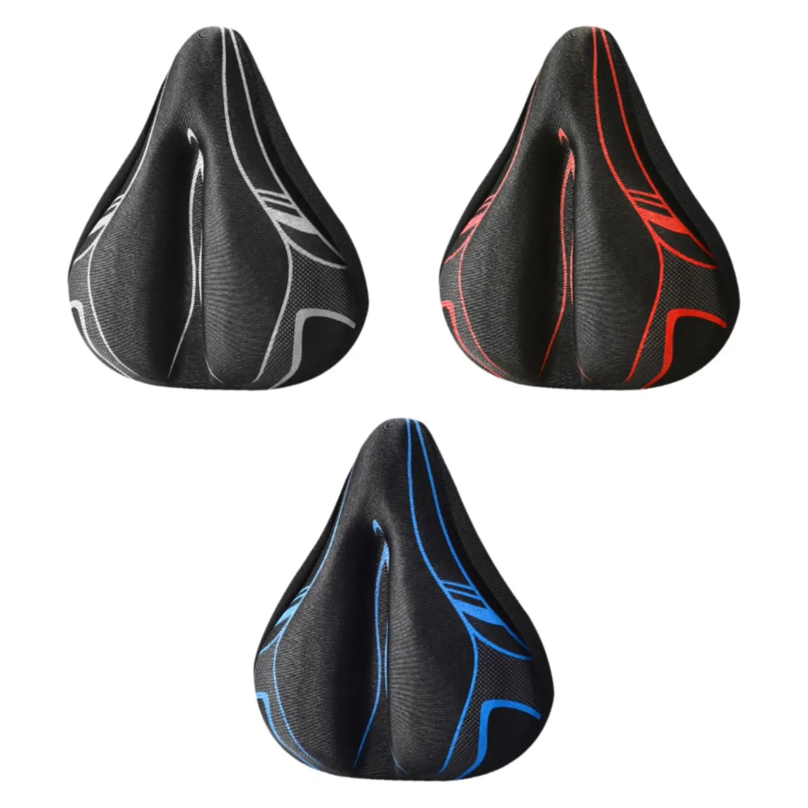 

Чехол на подушку для велосипедного седла, широкий дышащий мягкий чехол на сиденье велосипеда для шоссейных велосипедов, стационарные велосипеды в помещении, на открытом воздухе, для езды на велосипеде