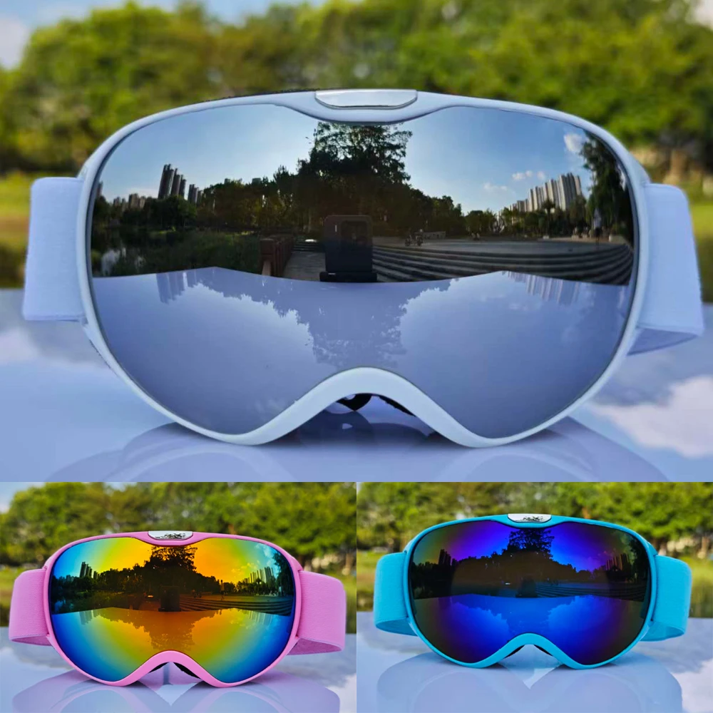 

Kids High Definition Lens Snowboard Accessories Ski Glasses, Windproof, Dustproof, Protective All Day Snow Mountain Sports