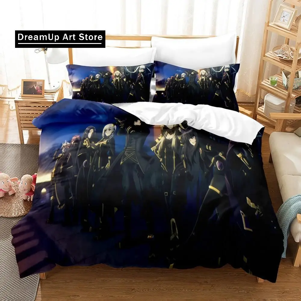 The Eminence in Shadow Cid Kagenou Bedding Set Cartoon Anime three-piece set Adult Kid Bedroom Duvet cover Sets Home Textiles