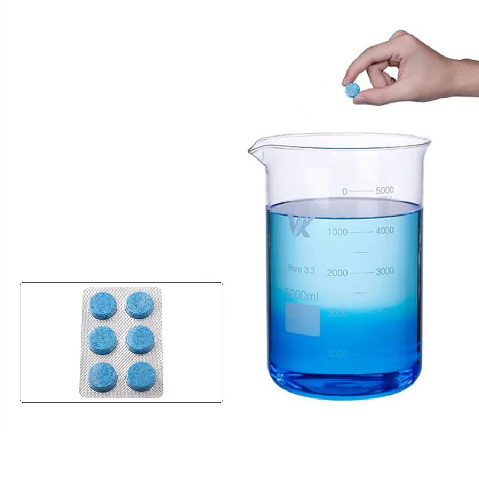 

Car Windshield Cleaner Glass Water Solid Effervescent Tablet Cleaner Concentrated Tablets Detergent Car Accessory