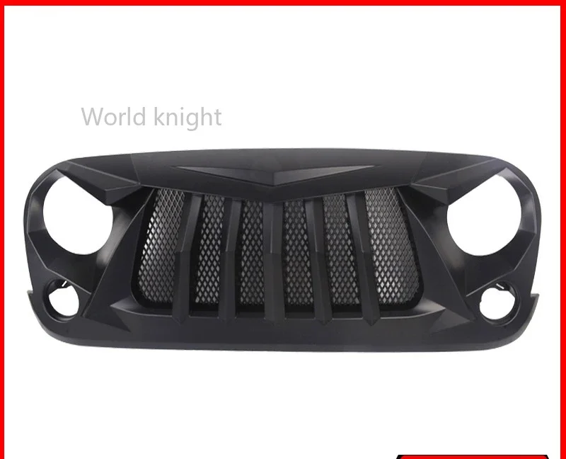 New Car Grills for Jeep for Wrangler JK Grill Black ABS Material lantsun