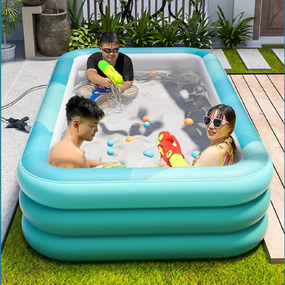 

Inflatable swimming pool, children's pool, baby family paddling pool, outdoor foldable outdoor thickened baby pool