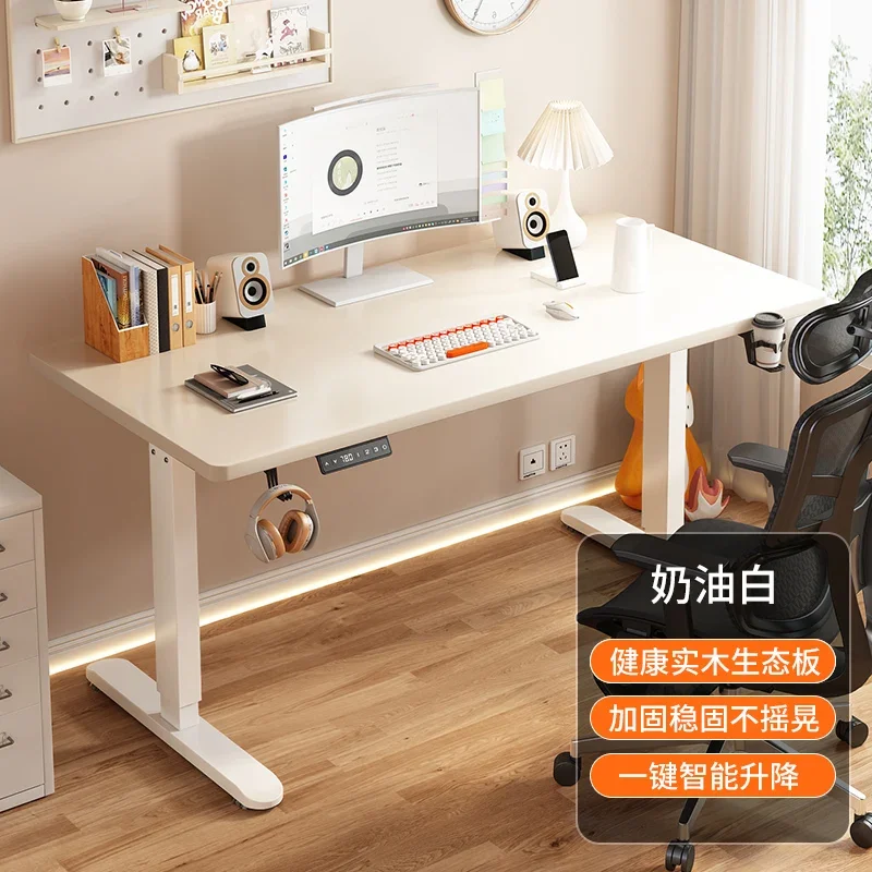 Customizable Single Motor Smart Electric Lift Computer Table Home Sit Desk Liftable Height Adjustable desk Office Learning Stand