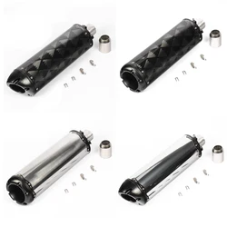 Universal 51MM Motorcross Exhaust Pipe Motorcycle Muffler Escape Carbon Fiber Long For TWOBROTHER CBR1000 CBR 6500 Z900 MT07