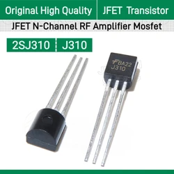 10/100PCS J310 JFET Original J310 Transistor 2SJ310 FET TO-92 RF Mosfet 10mA 25V N-Channel Audio Amplifier BJT Field Effect Tube