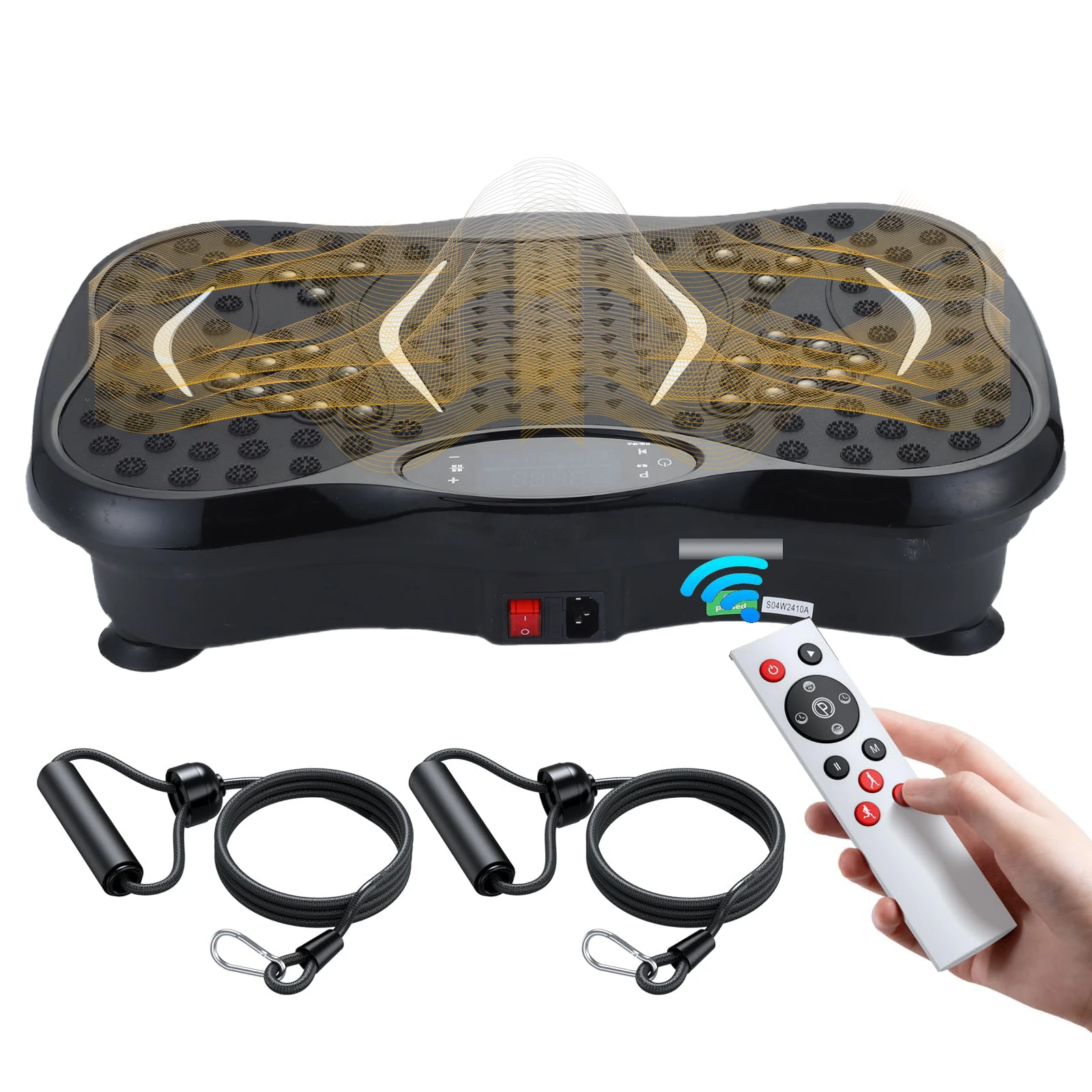 

High Quality ABS Electric Vibration Plate Home Fitness Sport Massager for Fat Burning Body Workout Exercise