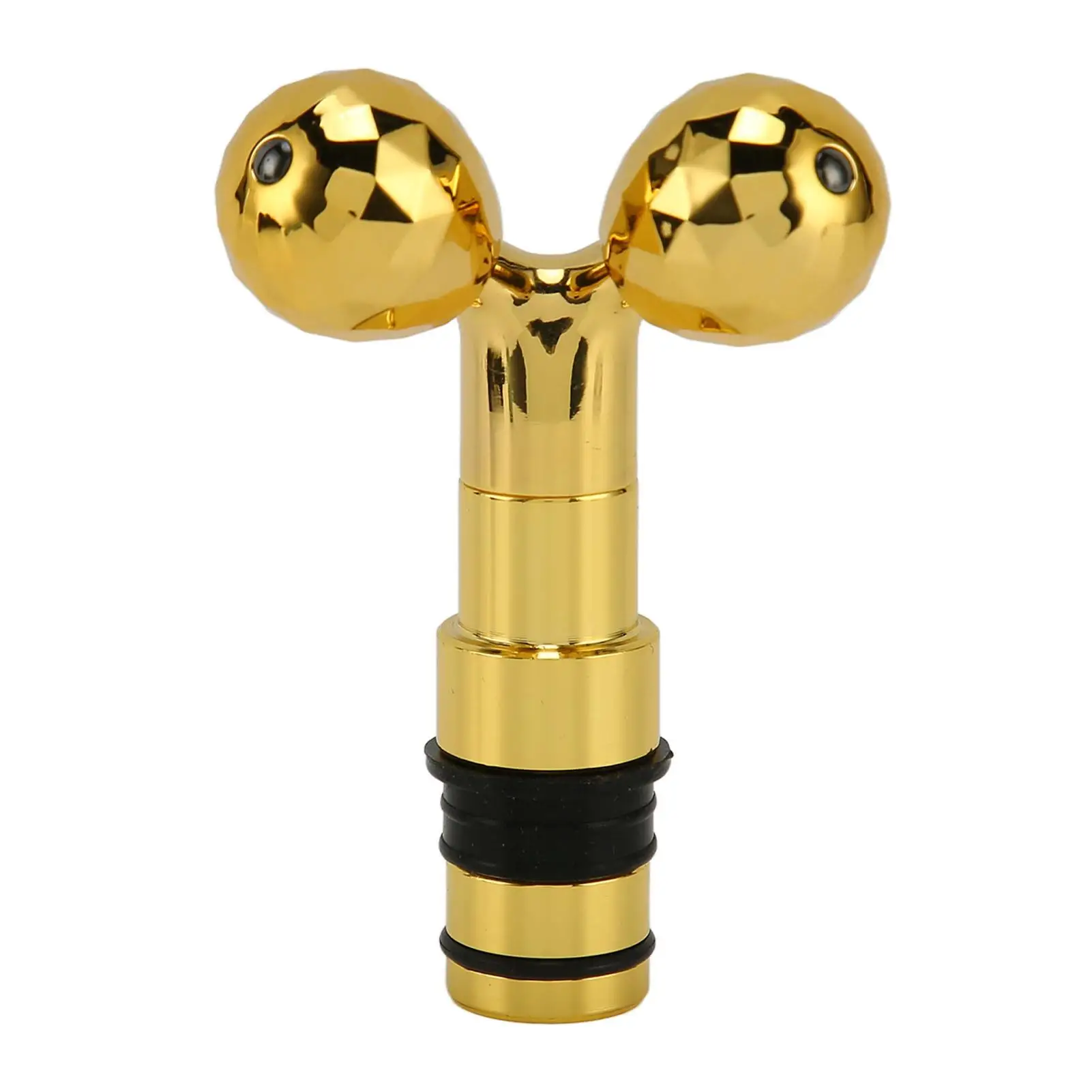 

Stainless Steel Double Roller Massage Head for Fascia Muscle Recovery Enhanced Handheld Therapy