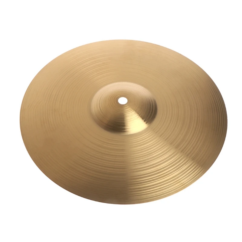 Brass Jazz Drum Crash Cymbals Alloy Cymbal Hi-Hat For Drum Players 12 Inch Size Drum Durable Easy Install Easy To Use