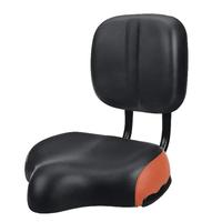 Bike Seat With Backrest Oversize Comfort Saddle With Back Rest Soft Back Rest Oversize Tricycle Saddle Seat Wide Padded Bike