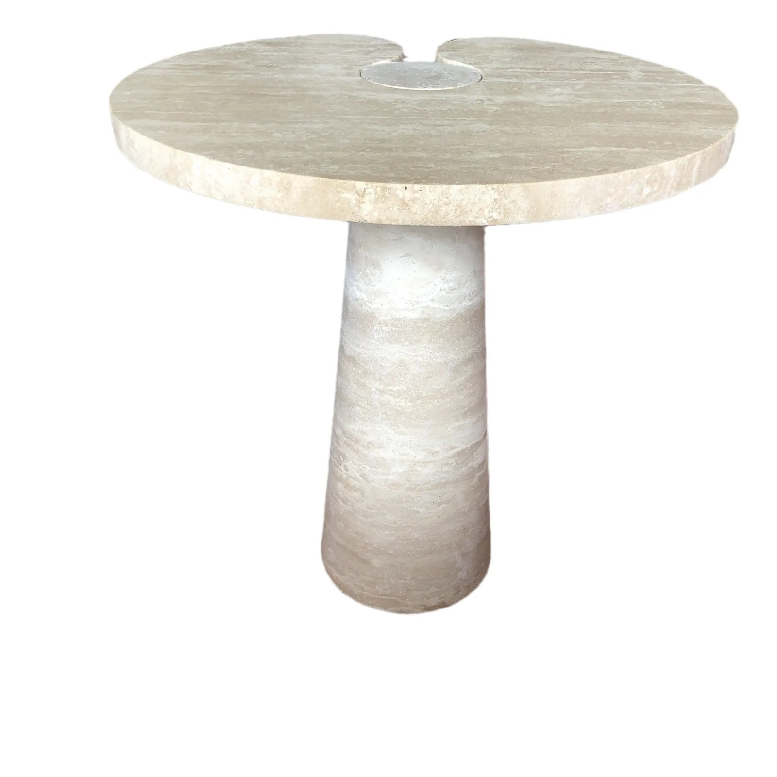 

Coffee table, cream wind, natural, travertine, coffee table, round