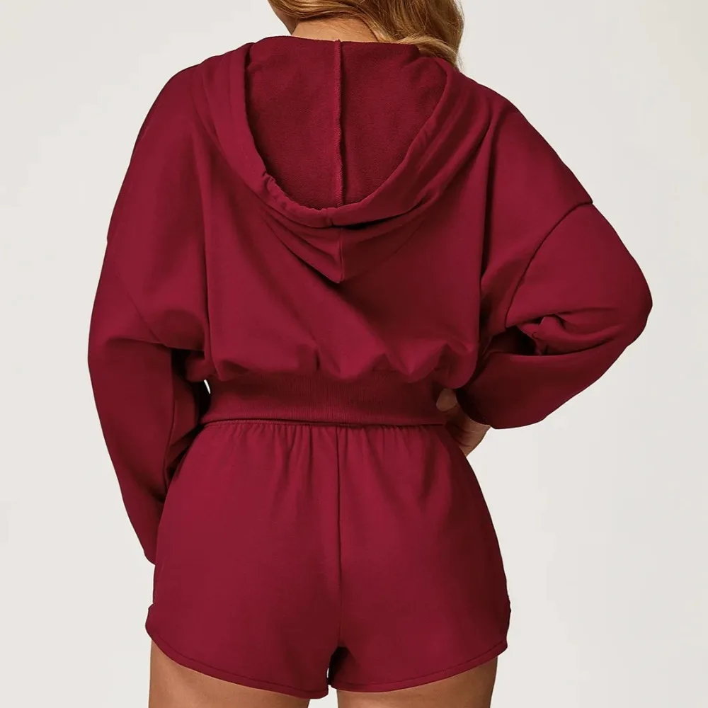 Yoga Long Sleeve Sports Jackets Gym Fitness Hooded Coat Women's Running Training Shirts Female Workout Sports Jackets Sportswear