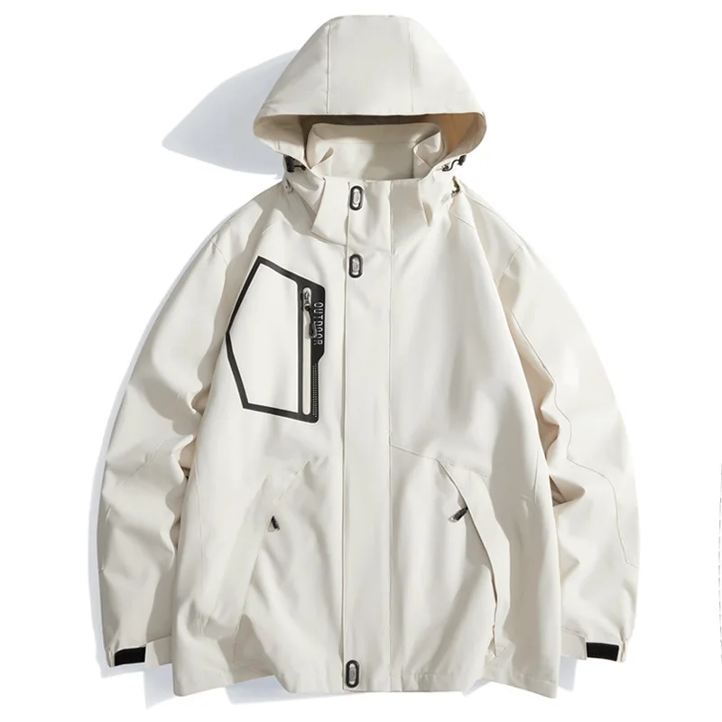 

2025 Spring and Autumn Stormtrooper Jacket Waterproof Thin Coat for Men and Women Windproof and Waterproof Mountaineering Suit