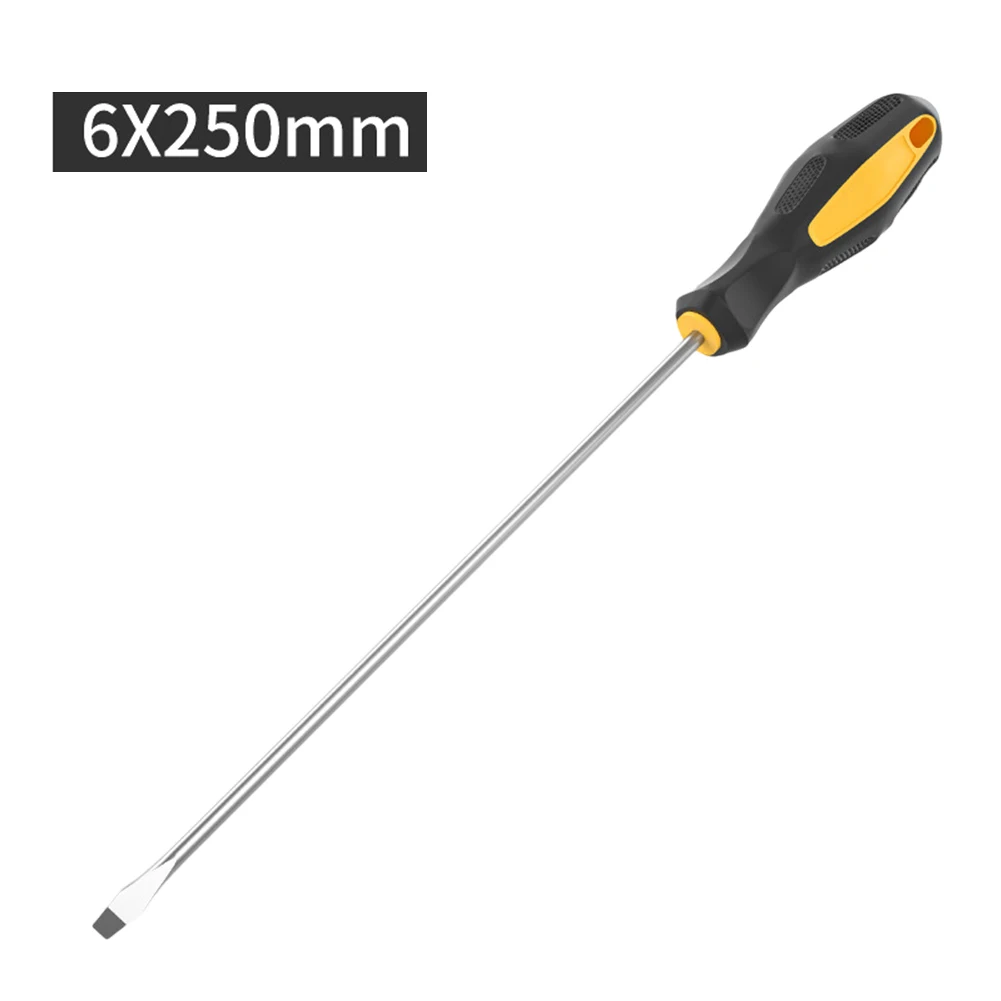 12Inch Screwdriver Magnetic Screwdriver Fit For Carpenters Chrome Vanadium Steel Compact And Lightweight Extra Long Size