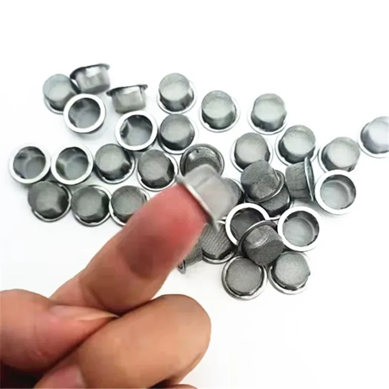 New 5/10Pcs Tobacco Smoking Pipe Metal Filter Screen Steel Mesh Smoking Pipe Filter Lighter Encendedores Smoking Accessories