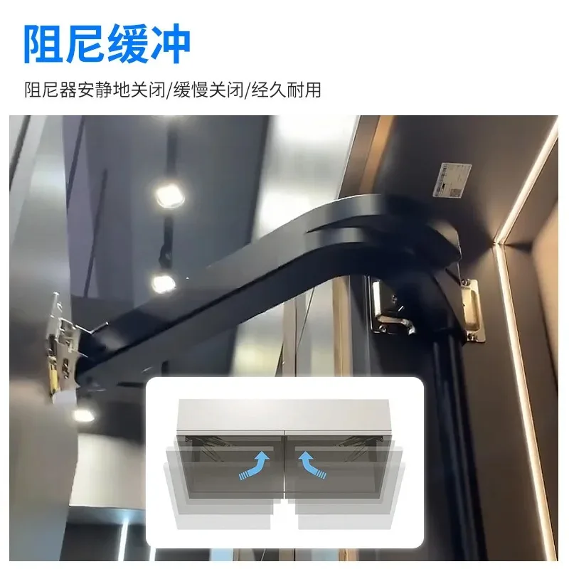 load-bearing 90Kg heavy duty external opening bus door slide rail wardrobe cabinet translation door hinge mute buffer hinge