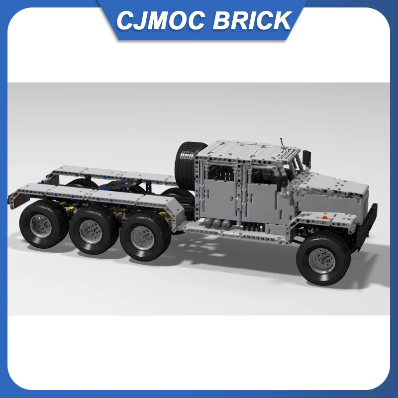 1818PCS MOC Off Road Logging Truck Spliced Building Block Model Assembling Brick Toys Birthday Christmas Gift MOC-196247 Gift